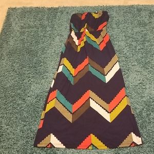 Woman's Tree Pink Hearts halter maxi dress